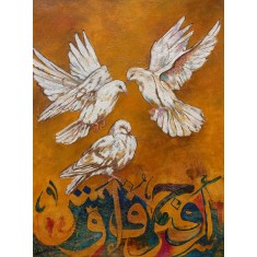 Naushad Alam, 18 x 24 Inch, Oil on Canvas, Figurative Painting, AC-NAL-214